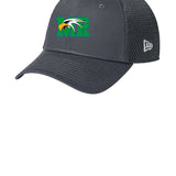 Maple River High School hockey_boys - Flag Charcoal/ Charcoal New Era - Stretch Mesh Cap. NE1020