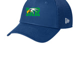 Maple River High School hockey_boys - Flag Royal/ Royal New Era - Stretch Mesh Cap. NE1020