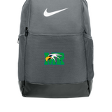 Maple River High School hockey_boys - Flint Grey Nike Brasilia Medium Backpack NKDH7709