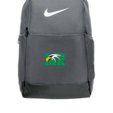 Maple River High School hockey_boys - Flint Grey Nike Brasilia Medium Backpack NKDH7709