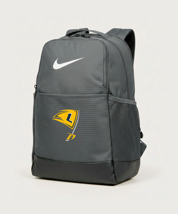 Howard Lake Waverly Winsted High School Football (Boys) - Flint Grey Nike Brasilia Medium Backpack NKDH7709