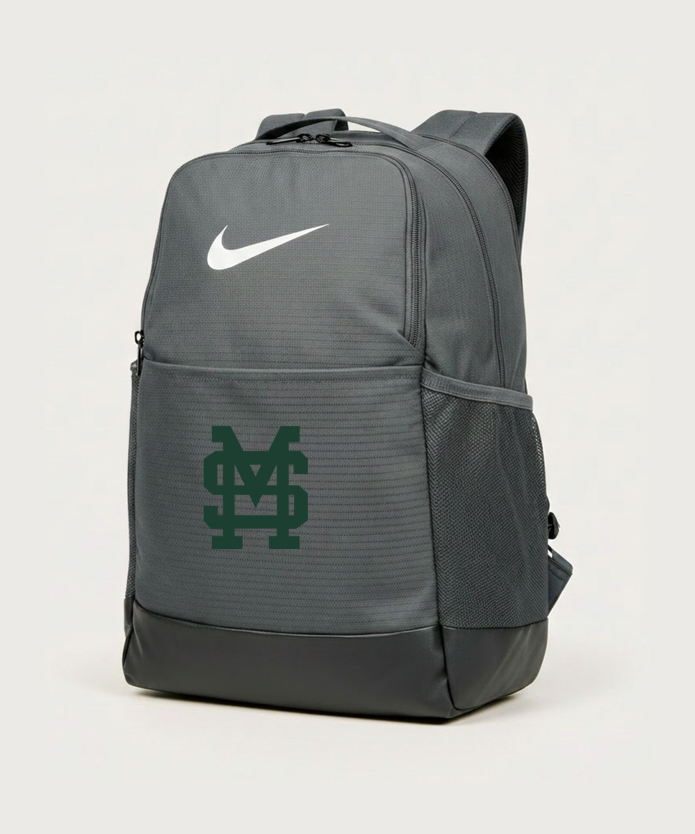 Sleepy Eye St. Mary's High School Athletics - Flint Grey Nike Brasilia Medium Backpack NKDH7709