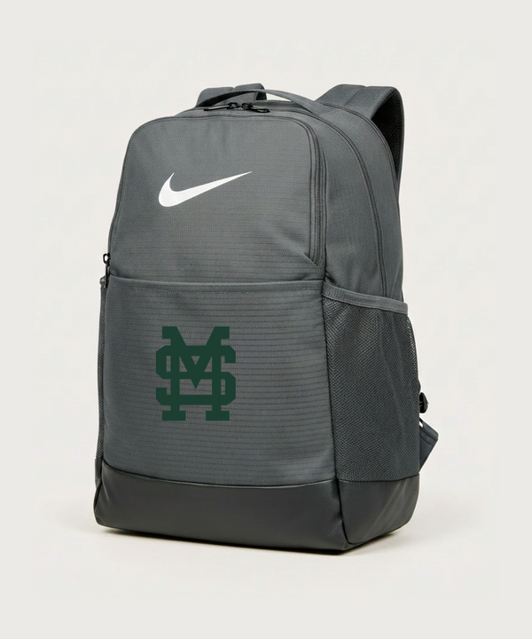 Sleepy Eye St. Mary's High School Athletics - Flint Grey Nike Brasilia Medium Backpack NKDH7709