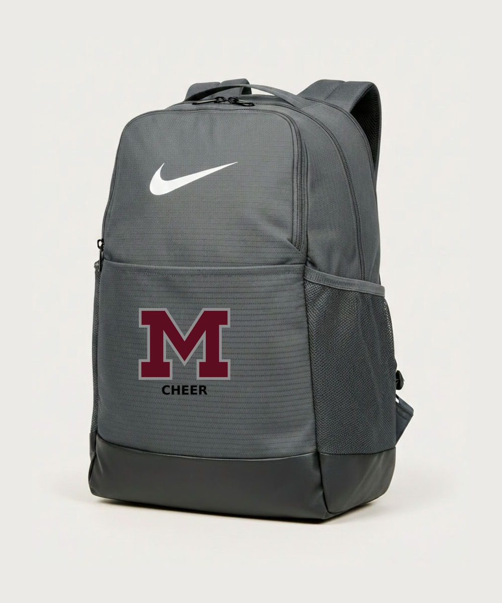 Moline Cheer general - Flint Grey Nike Brasilia Medium Backpack NKDH7709