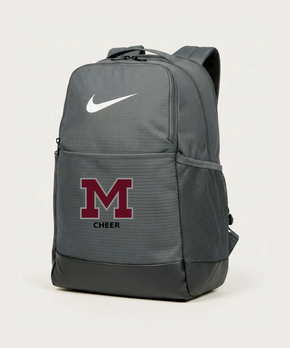 Moline Cheer general - Flint Grey Nike Brasilia Medium Backpack NKDH7709