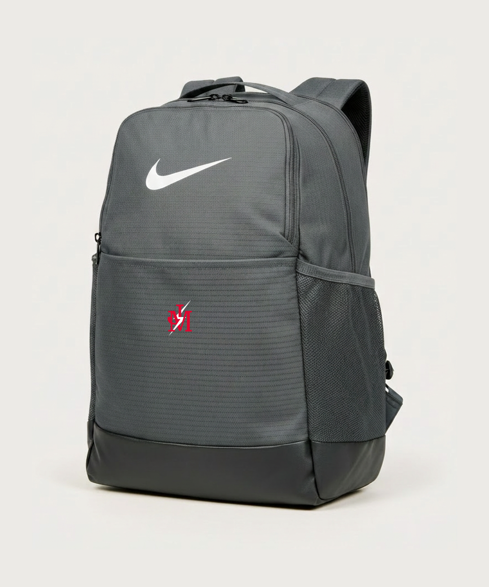 John Marshall High School Cross Country (Coed) - Flint Grey Nike Brasilia Medium Backpack NKDH7709