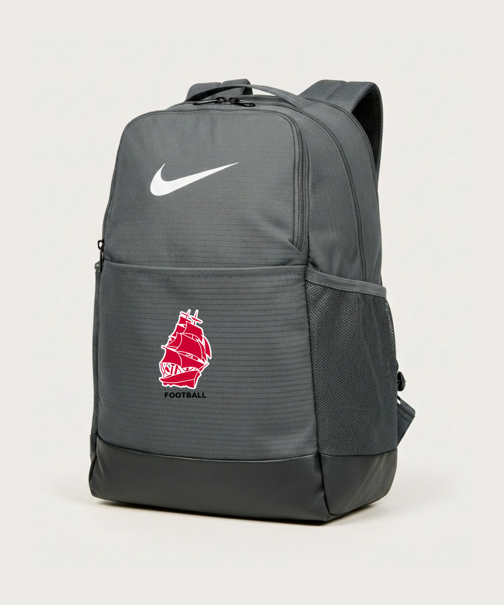 Amboy Football general - Flint Grey Nike Brasilia Medium Backpack NKDH7709