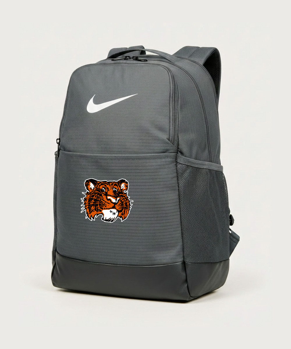 Browerville Public High School Athletics Coed - Flint Grey Nike Brasilia Medium Backpack NKDH7709