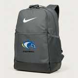 Riverside High School Football general - Flint Grey Nike Brasilia Medium Backpack NKDH7709