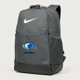 Riverside High School Football general - Flint Grey Nike Brasilia Medium Backpack NKDH7709