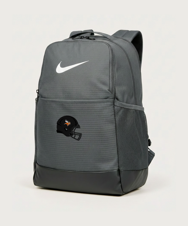 Littlefork Big Falls High School Football (Boys) - Flint Grey Nike Brasilia Medium Backpack NKDH7709