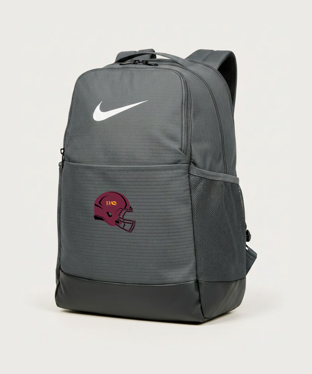 Lake of the Woods High School Football (Boys) - Flint Grey Nike Brasilia Medium Backpack NKDH7709