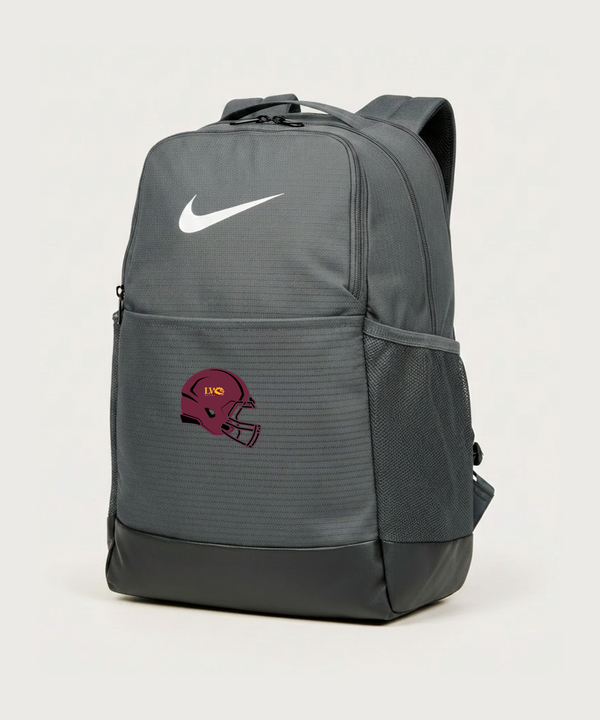 Lake of the Woods High School Football (Boys) - Flint Grey Nike Brasilia Medium Backpack NKDH7709