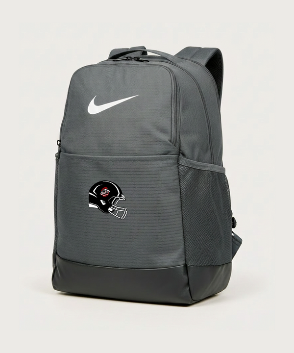 Mesabi East High School Football (Boys) - Flint Grey Nike Brasilia Medium Backpack NKDH7709