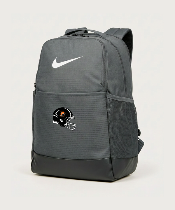 Park Rapids Area High School Football (Boys) - Flint Grey Nike Brasilia Medium Backpack NKDH7709