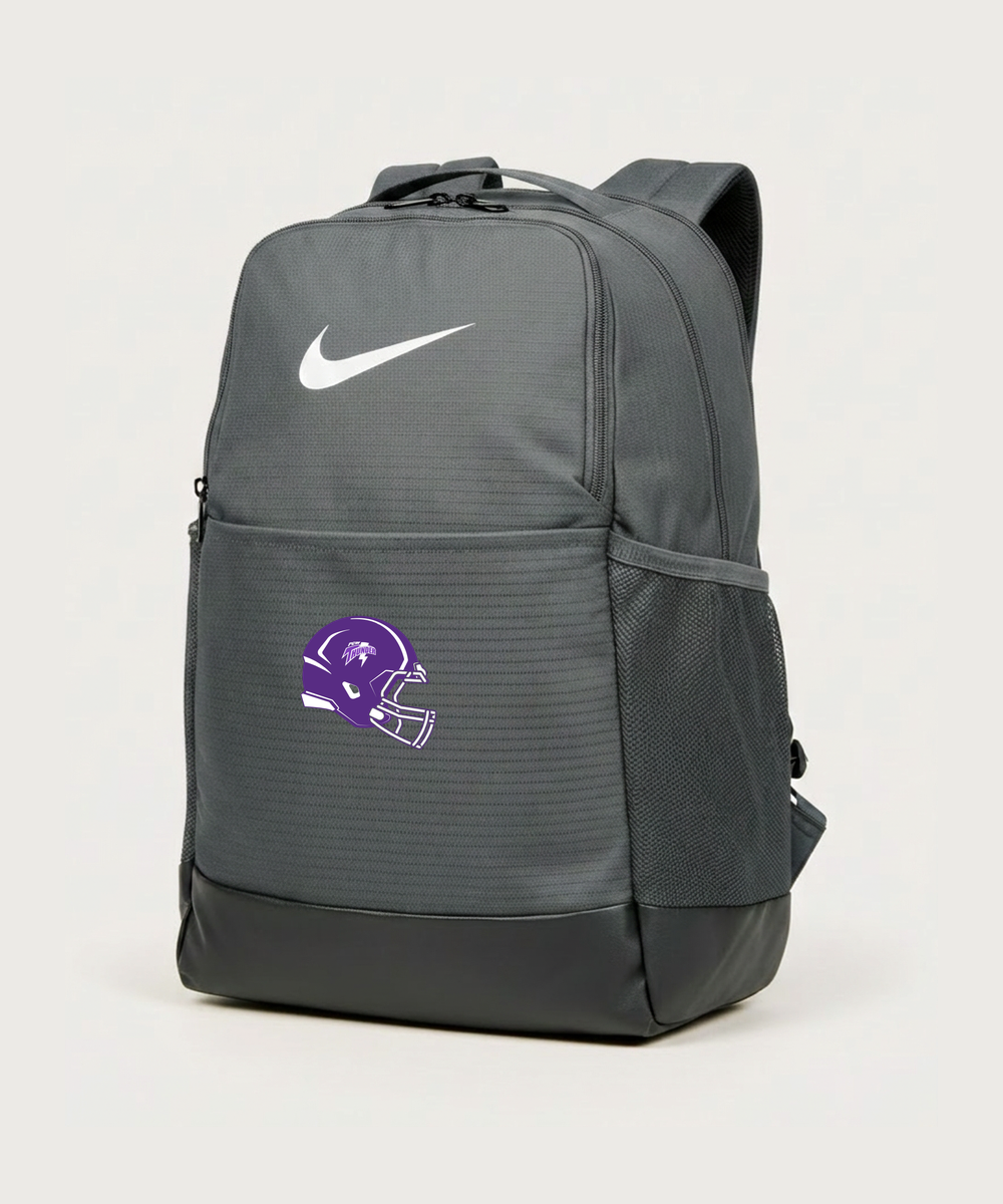 Polk County West Football (Boys) - Flint Grey Nike Brasilia Medium Backpack NKDH7709