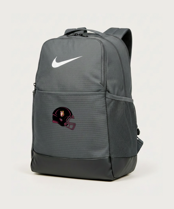 Pillager High School Football (Boys) - Flint Grey Nike Brasilia Medium Backpack NKDH7709