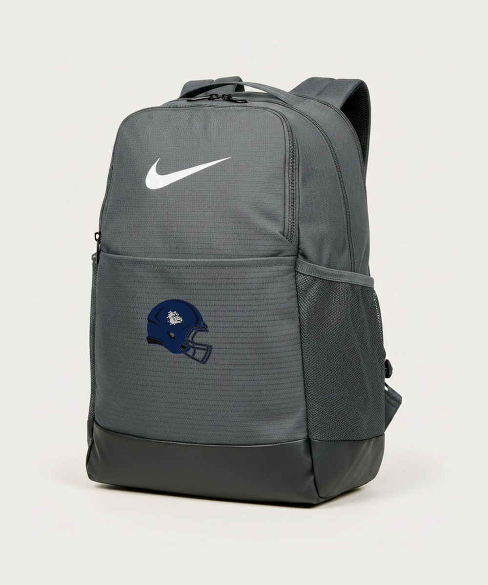 Sargent County High School Football (Boys) - Flint Grey Nike Brasilia Medium Backpack NKDH7709