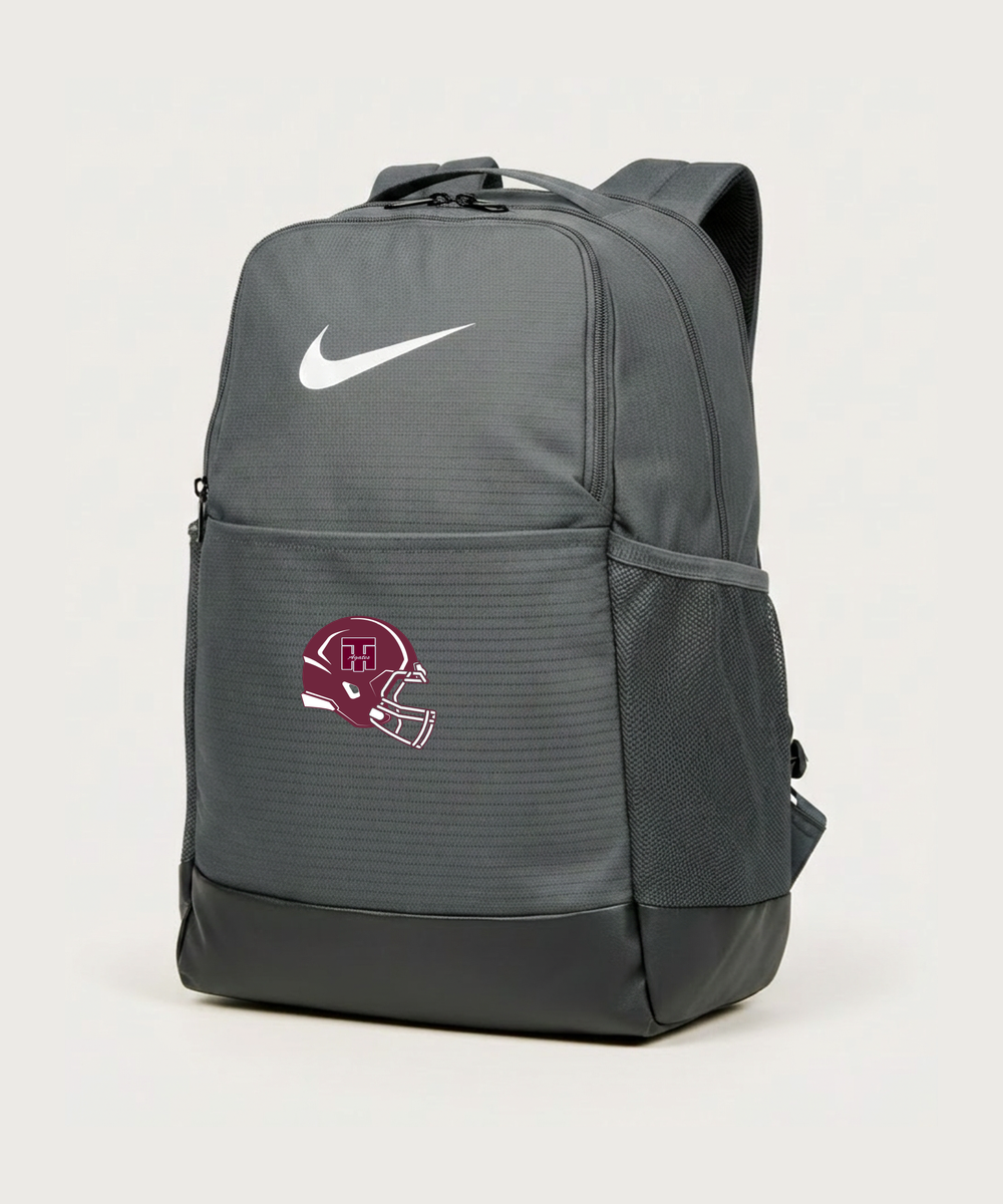 Two Harbors High School Football (Boys) - Flint Grey Nike Brasilia Medium Backpack NKDH7709