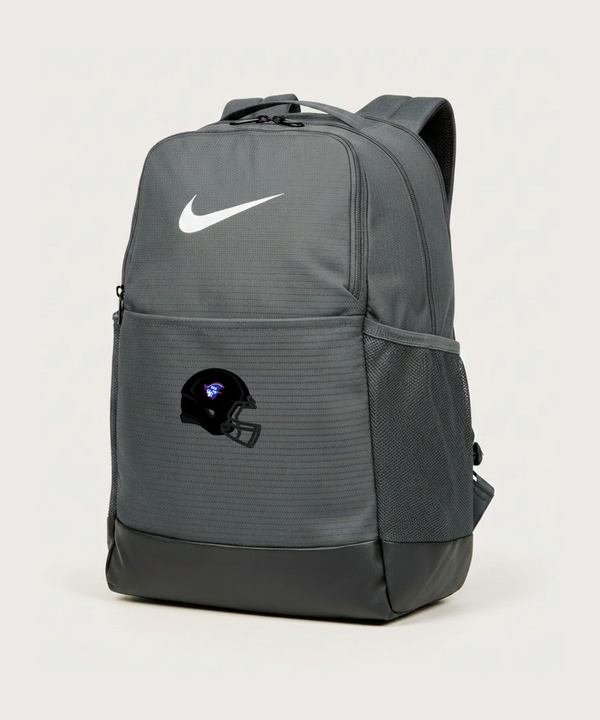 Upsala High School Football (Boys) - Flint Grey Nike Brasilia Medium Backpack NKDH7709