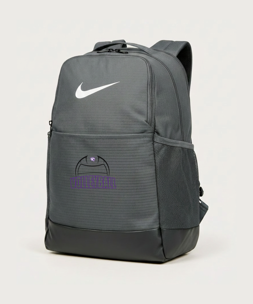 Goodhue High School Volleyball (Girls) - Flint Grey Nike Brasilia Medium Backpack NKDH7709