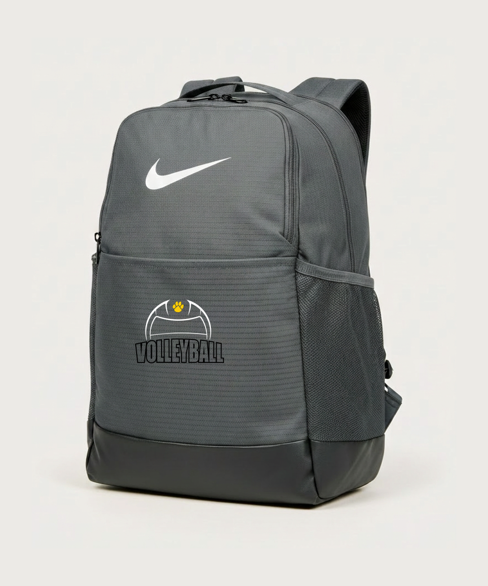 Plainview Elgin Millville H S Volleyball (Girls) - Flint Grey Nike Brasilia Medium Backpack NKDH7709