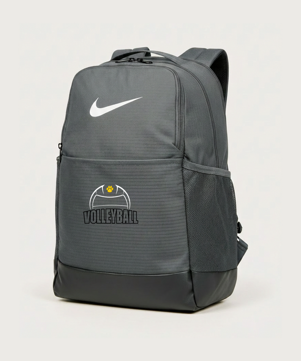 Plainview Elgin Millville H S Volleyball (Girls) - Flint Grey Nike Brasilia Medium Backpack NKDH7709