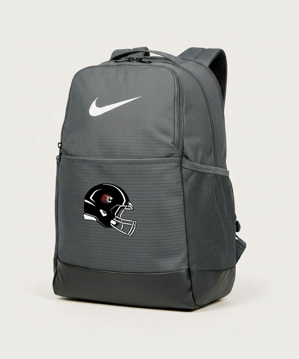 Spring Grove High School Football (Boys) - Flint Grey Nike Brasilia Medium Backpack NKDH7709