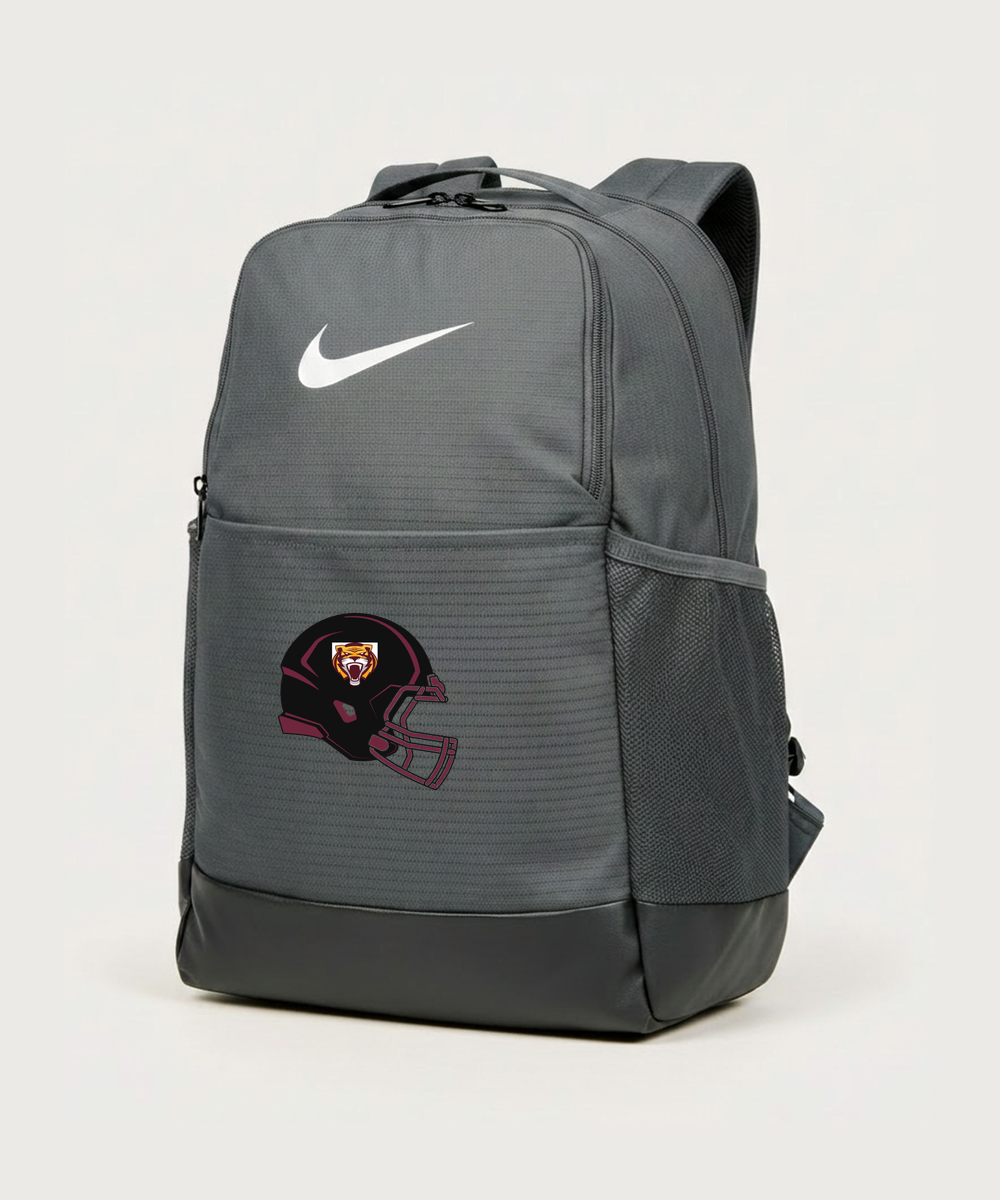 Stewartville High School Football (Boys) - Flint Grey Nike Brasilia Medium Backpack NKDH7709