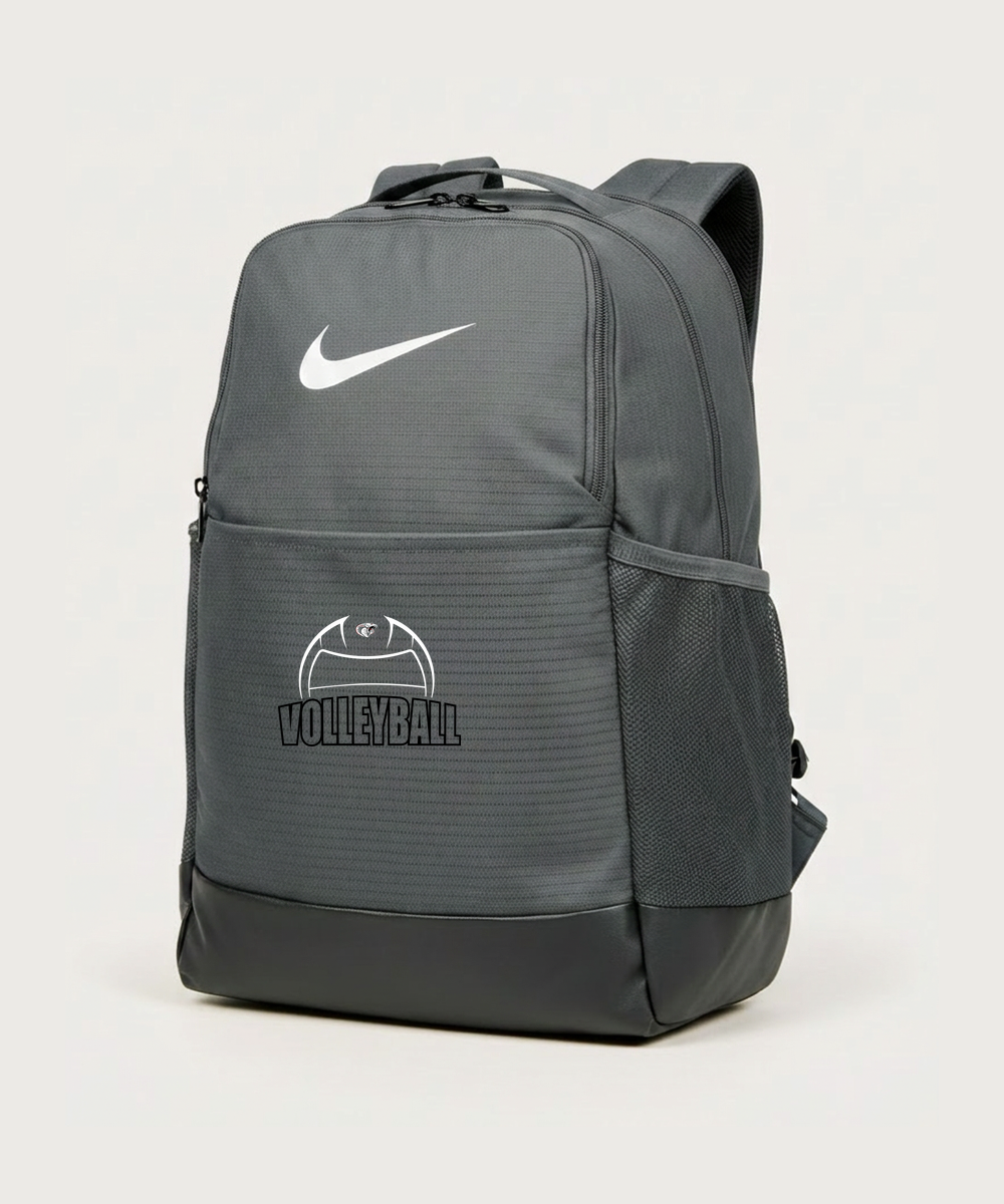 Triton High School Volleyball (Girls) - Flint Grey Nike Brasilia Medium Backpack NKDH7709