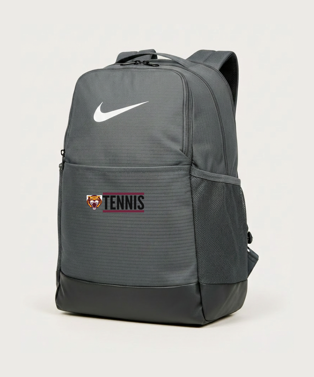 Stewartville High School Tennis (Coed) - Flint Grey Nike Brasilia Medium Backpack NKDH7709