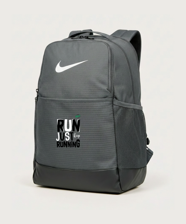 Waterville-Elysian-Morristown High School Football (Boys) - Flint Grey Nike Brasilia Medium Backpack NKDH7709