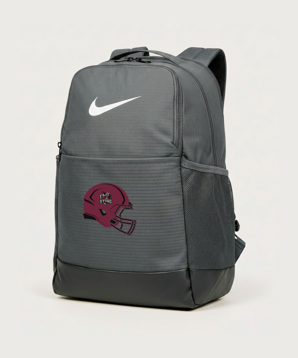 Yellow Medicine East High School Football (Boys) - Flint Grey Nike Brasilia Medium Backpack NKDH7709