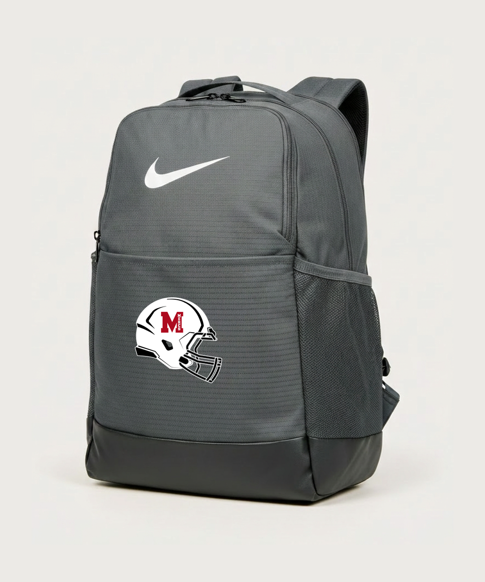 Mcgregor High School Football (Boys) - Flint Grey Nike Brasilia Medium Backpack NKDH7709