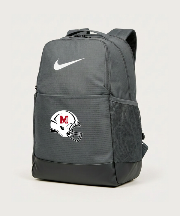 Mcgregor High School Football (Boys) - Flint Grey Nike Brasilia Medium Backpack NKDH7709