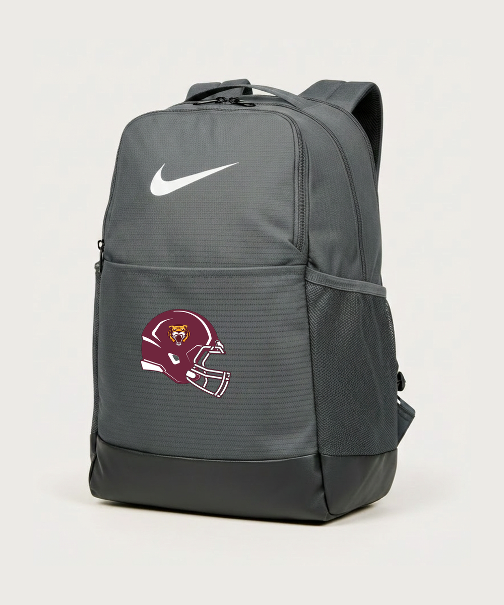 Stewartville High School Football (Boys) - Flint Grey Nike Brasilia Medium Backpack NKDH7709