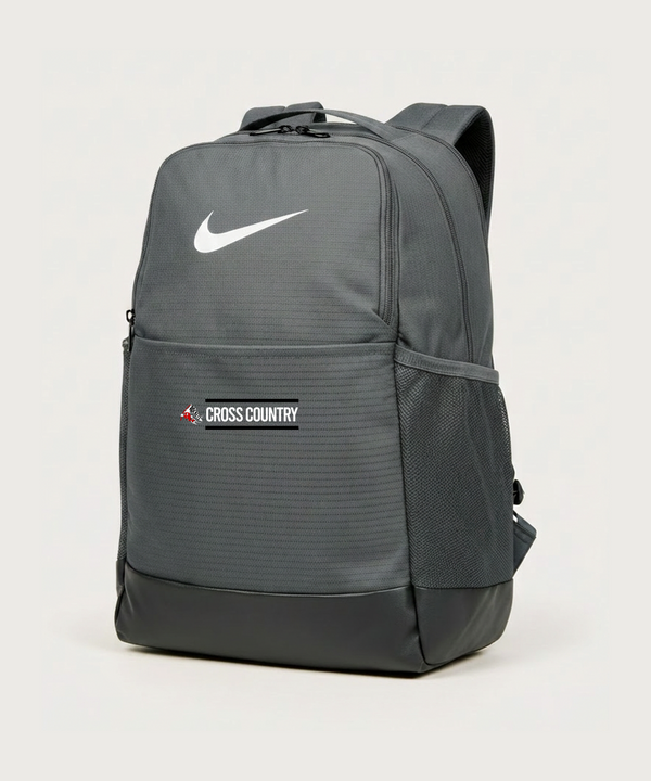 John Marshall High School Cross Country (Coed) - Flint Grey Nike Brasilia Medium Backpack NKDH7709
