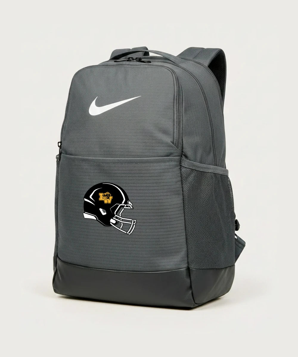 Le-Win Football - Flint Grey Nike Brasilia Medium Backpack NKDH7709