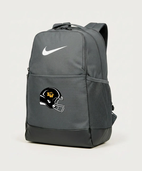 Le-Win Football - Flint Grey Nike Brasilia Medium Backpack NKDH7709