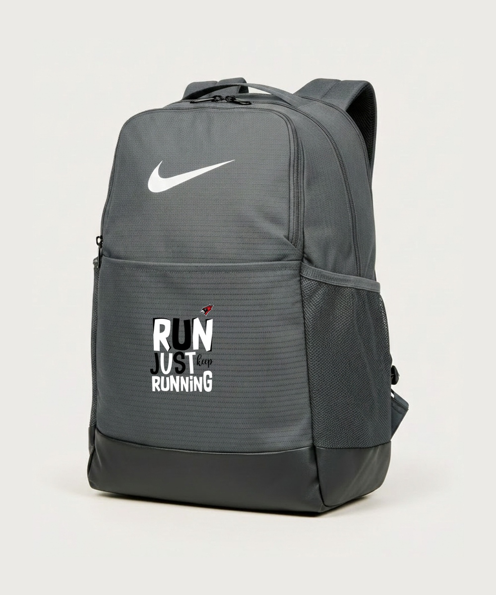 Willmar High School Athletics - Flint Grey Nike Brasilia Medium Backpack NKDH7709