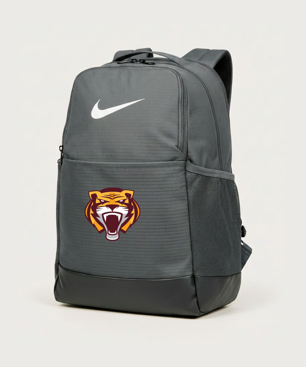 Stewartville High School Football (Boys) - Flint Grey Nike Brasilia Medium Backpack NKDH7709
