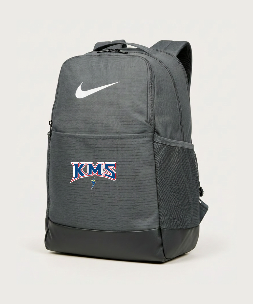 Kerkhoven-Murdock-Sunburg High School Football (Boys) - Flint Grey Nike Brasilia Medium Backpack NKDH7709