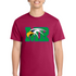 Maple River High School hockey_boys - Flush Pink Port & Co Core Cotton Tee. PC54