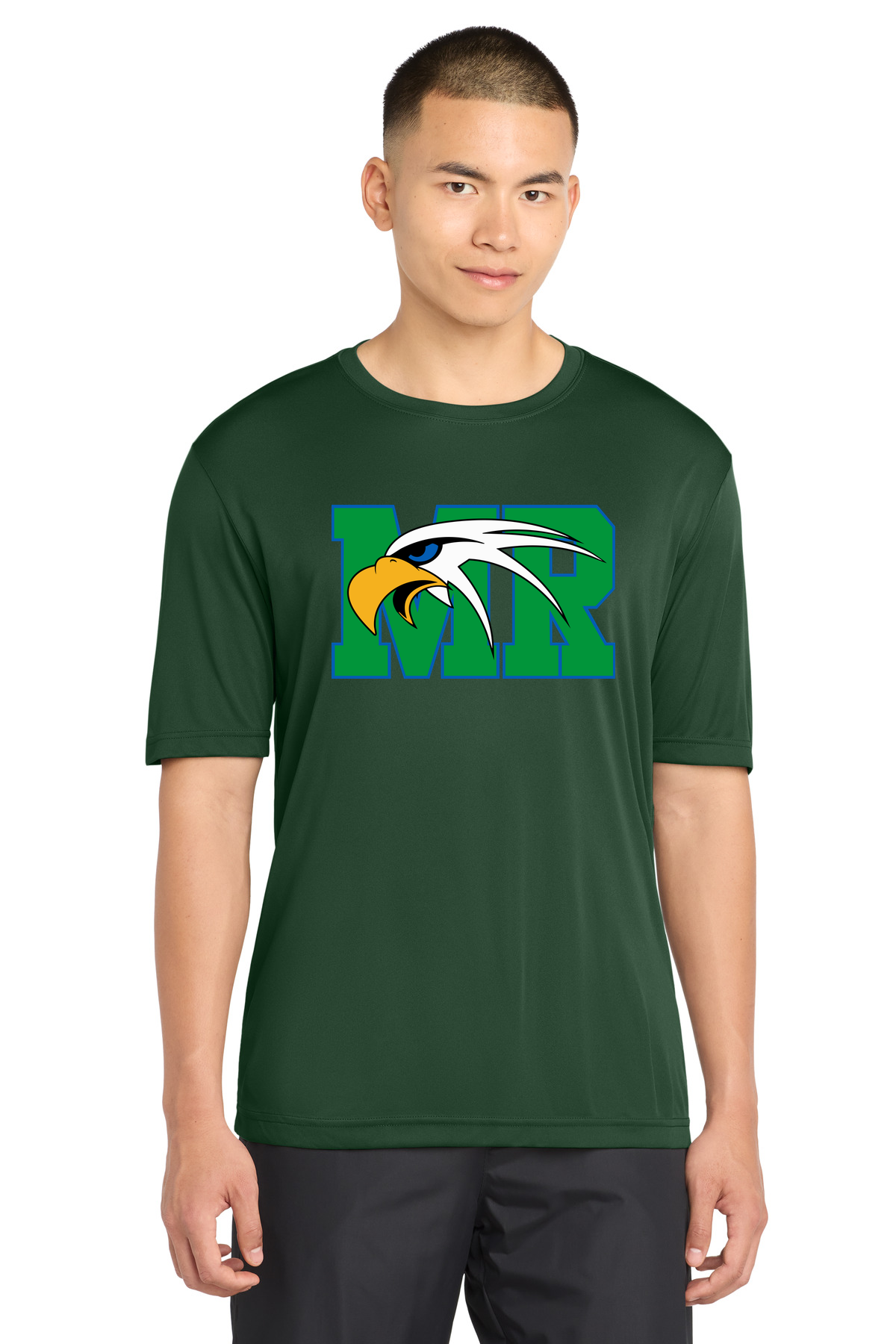 Maple River High School hockey_boys - Forest Green Sport-Tek PosiCharge Competitor Tee. ST350