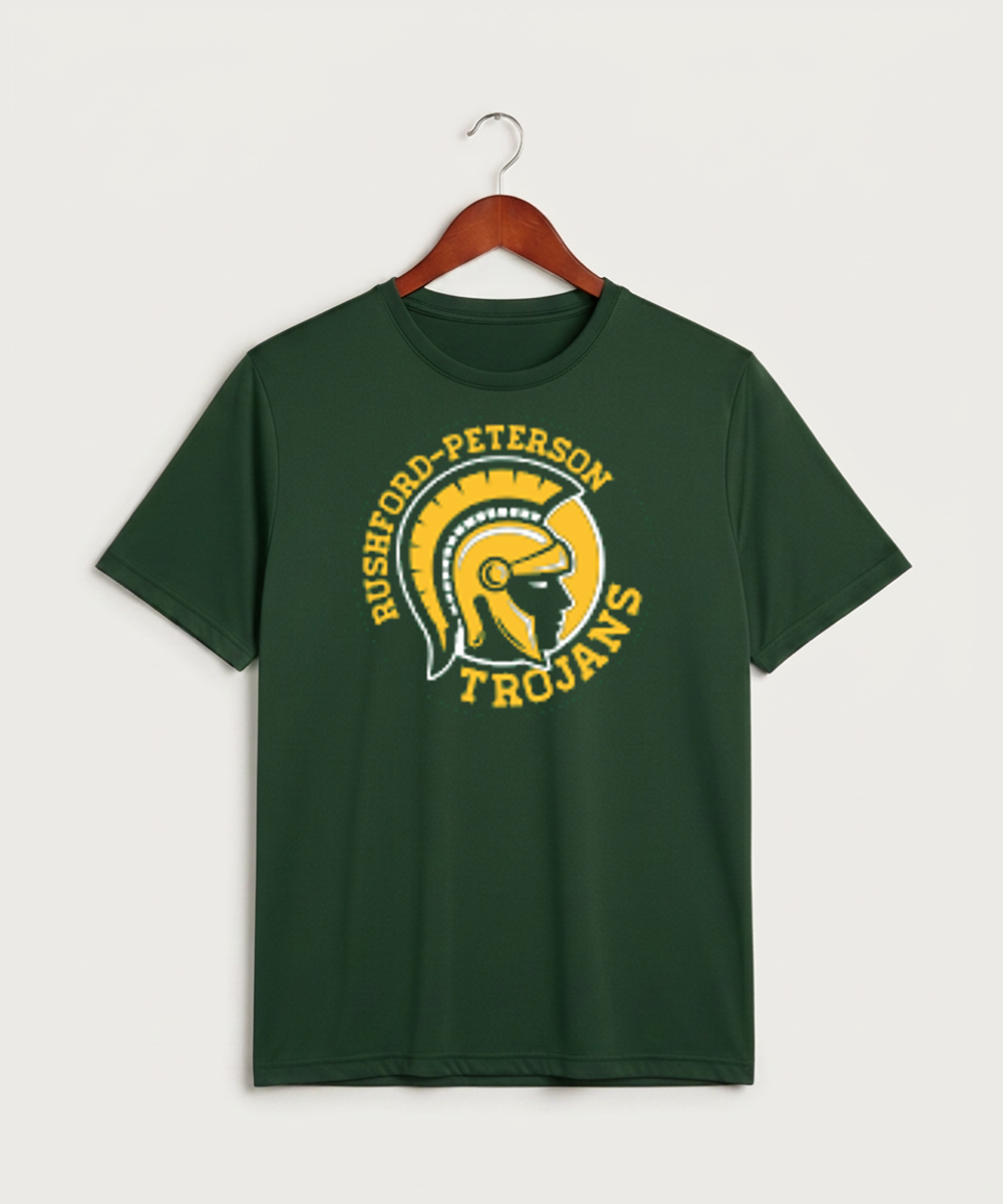 Rushford Peterson High School Football (Boys) - Forest Green Sport-Tek PosiCharge Competitor Tee. ST350