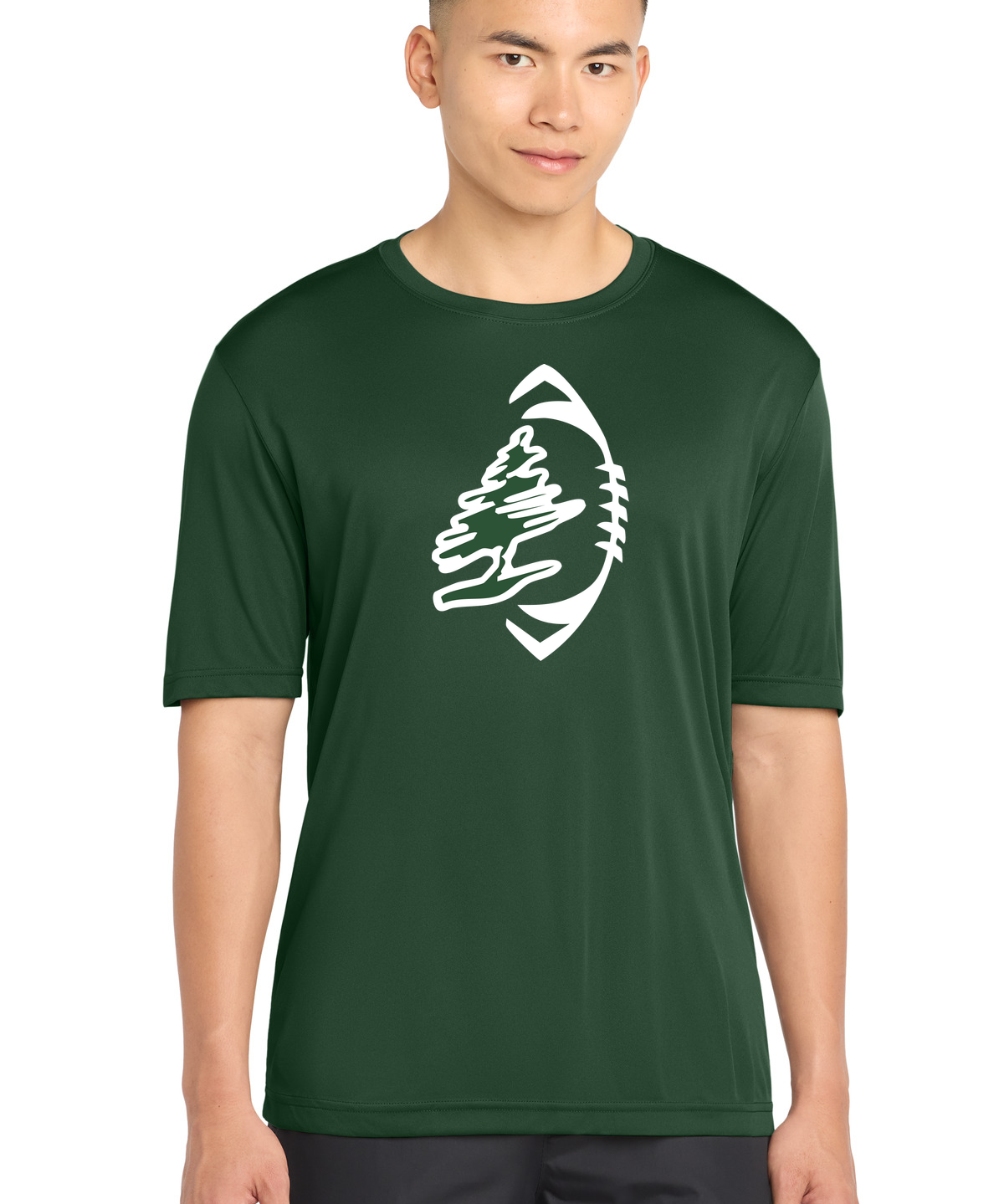 DC Everest Middle School Football — example store - Forest Green Sport-Tek PosiCharge Competitor Tee. ST350