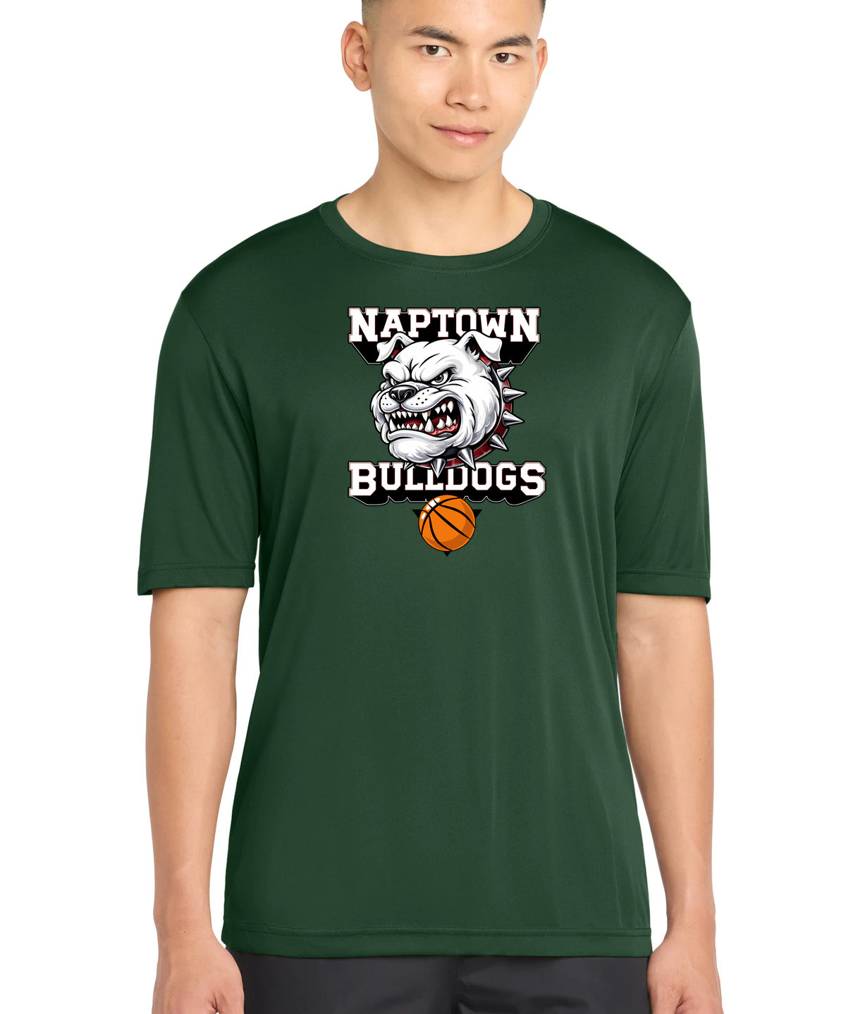 Naptown basketball_boys - Forest Green Sport-Tek PosiCharge Competitor Tee. ST350