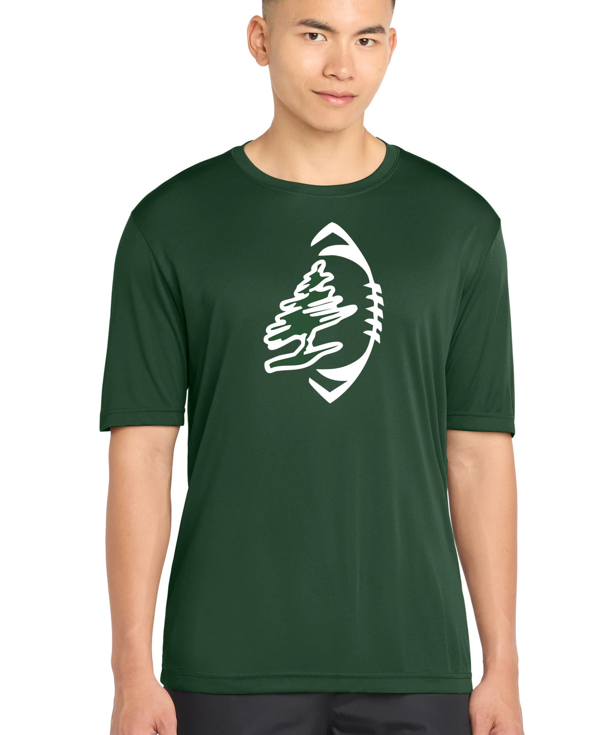 DC Everest Middle School Football — example store - Forest Green Sport-Tek PosiCharge Competitor Tee. ST350