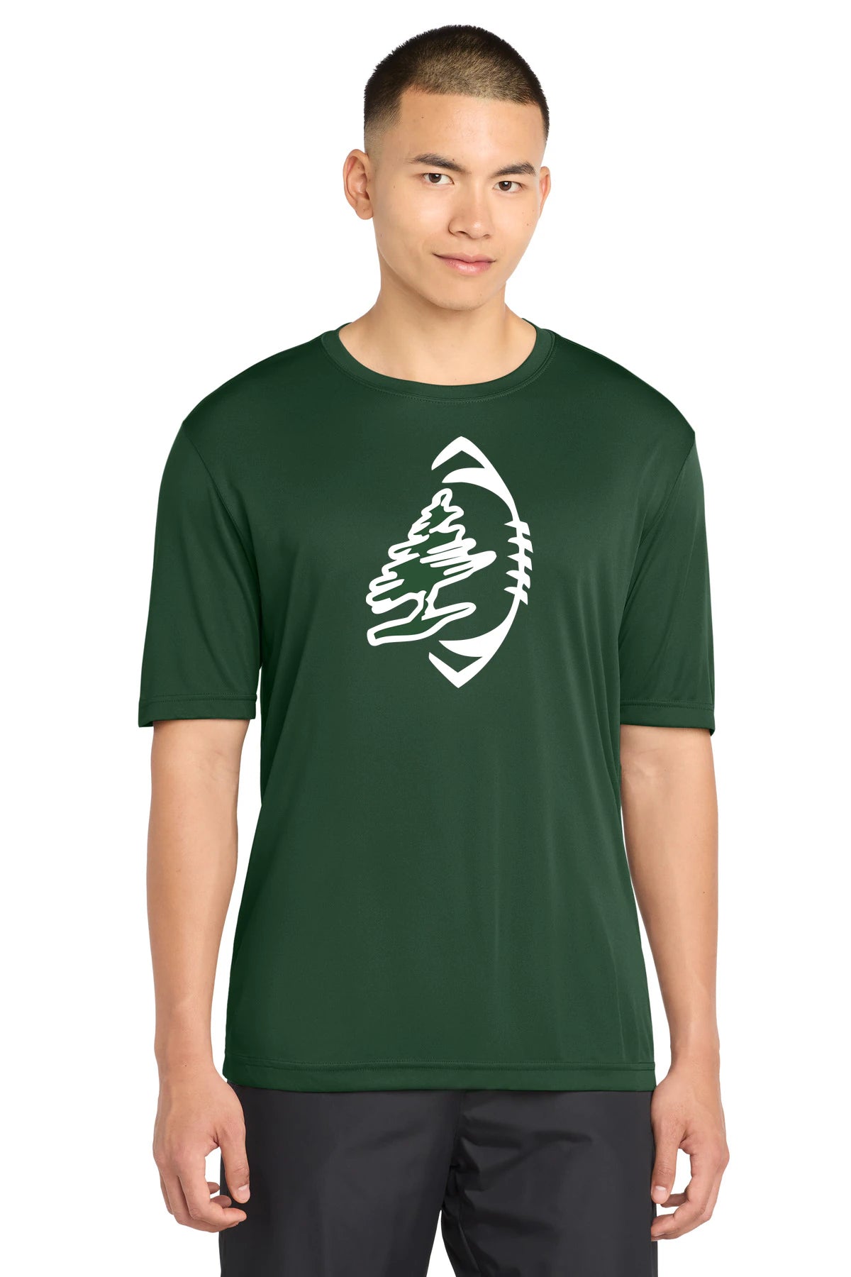 DC Everest Middle School Football — example store - Forest Green Sport-Tek PosiCharge Competitor Tee. ST350