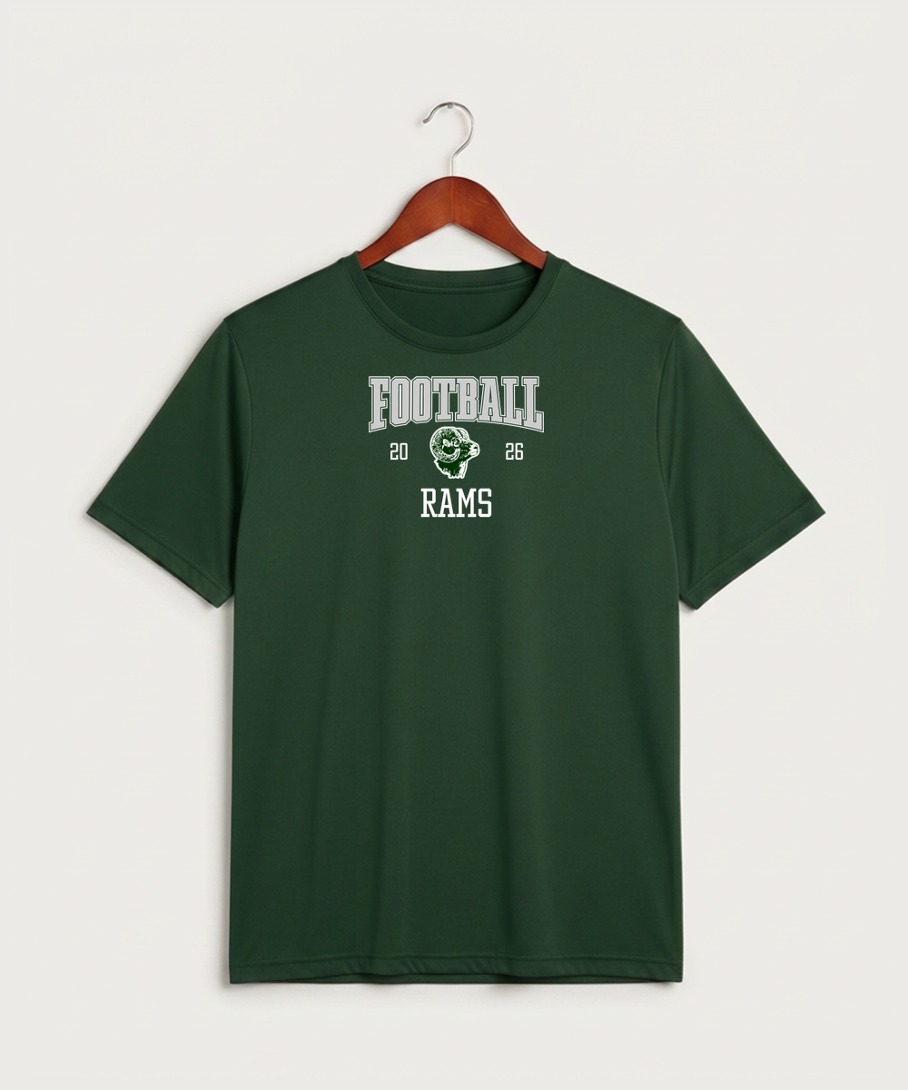 Roseau High School Football (Boys) - Forest Green Sport-Tek PosiCharge Competitor Tee. ST350